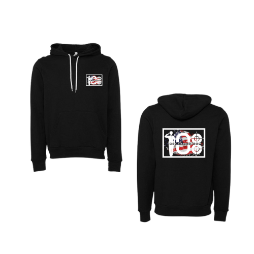 108 Patriot Unisex Hoodie Black