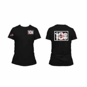 108 Passionate Patriot Tee Ladies BLK